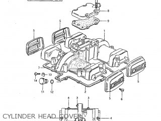 CYLINDER HEAD COVER - GS300L 1985 (F) USA (E03)