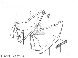 FRAME COVER - GS300L 1985 (F) USA (E03)