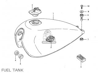 FUEL TANK - GS300L 1985 (F) USA (E03)