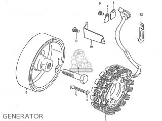 GENERATOR - GS300L 1985 (F) USA (E03)