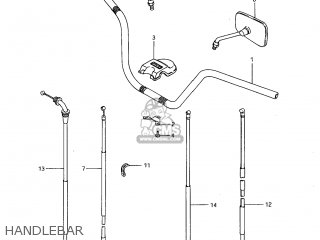 HANDLEBAR - GS300L 1985 (F) USA (E03)