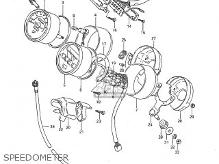 SPEEDOMETER - GS300L 1985 (F) USA (E03)