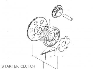 STARTER CLUTCH - GS300L 1985 (F) USA (E03)