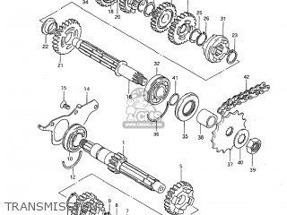 TRANSMISSION - GS300L 1985 (F) USA (E03)