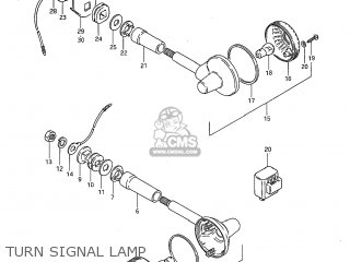 TURN SIGNAL LAMP - GS300L 1985 (F) USA (E03)