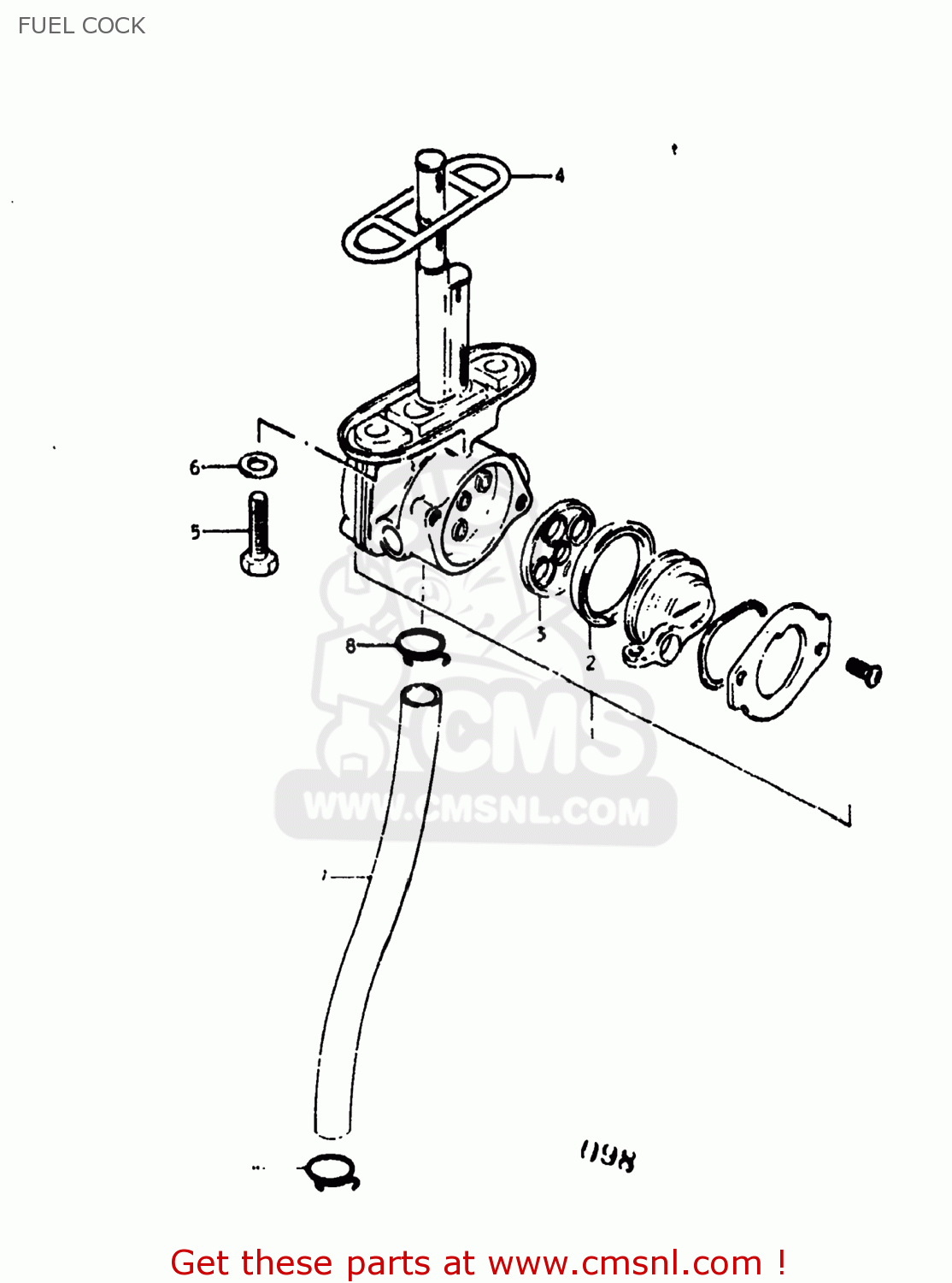 FUEL COCK GS400 1977 (B) USA (E03)