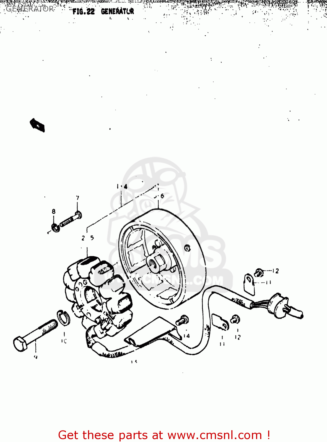 GENERATOR GS400 1977 (B) USA (E03)