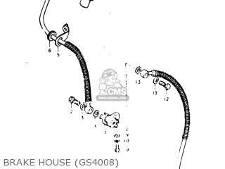BRAKE HOUSE (GS4008) - GS400 1977 (B) USA (E03)