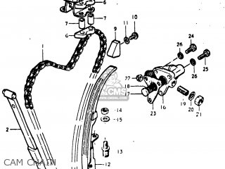 CAM CHAIN - GS400 1977 (B) USA (E03)