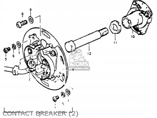 CONTACT BREAKER (2) - GS400 1977 (B) USA (E03)
