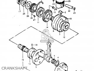 CRANKSHAFT - GS400 1977 (B) USA (E03)