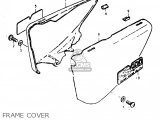 FRAME COVER - GS400 1977 (B) USA (E03)