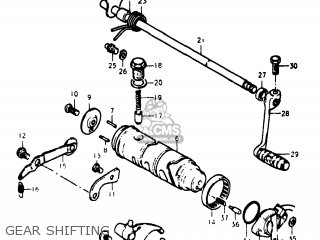 GEAR SHIFTING - GS400 1977 (B) USA (E03)