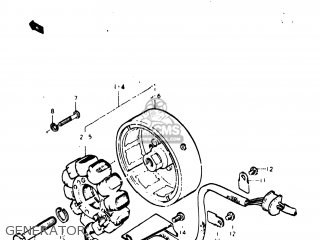 GENERATOR - GS400 1977 (B) USA (E03)