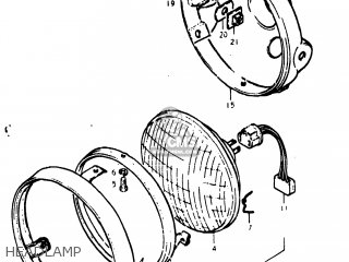 HEADLAMP - GS400 1977 (B) USA (E03)