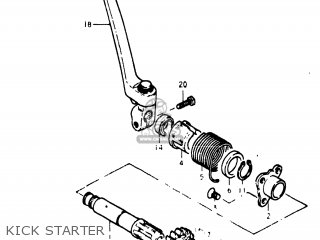 KICK STARTER - GS400 1977 (B) USA (E03)