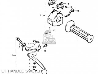 LH HANDLE SWITCH - GS400 1977 (B) USA (E03)