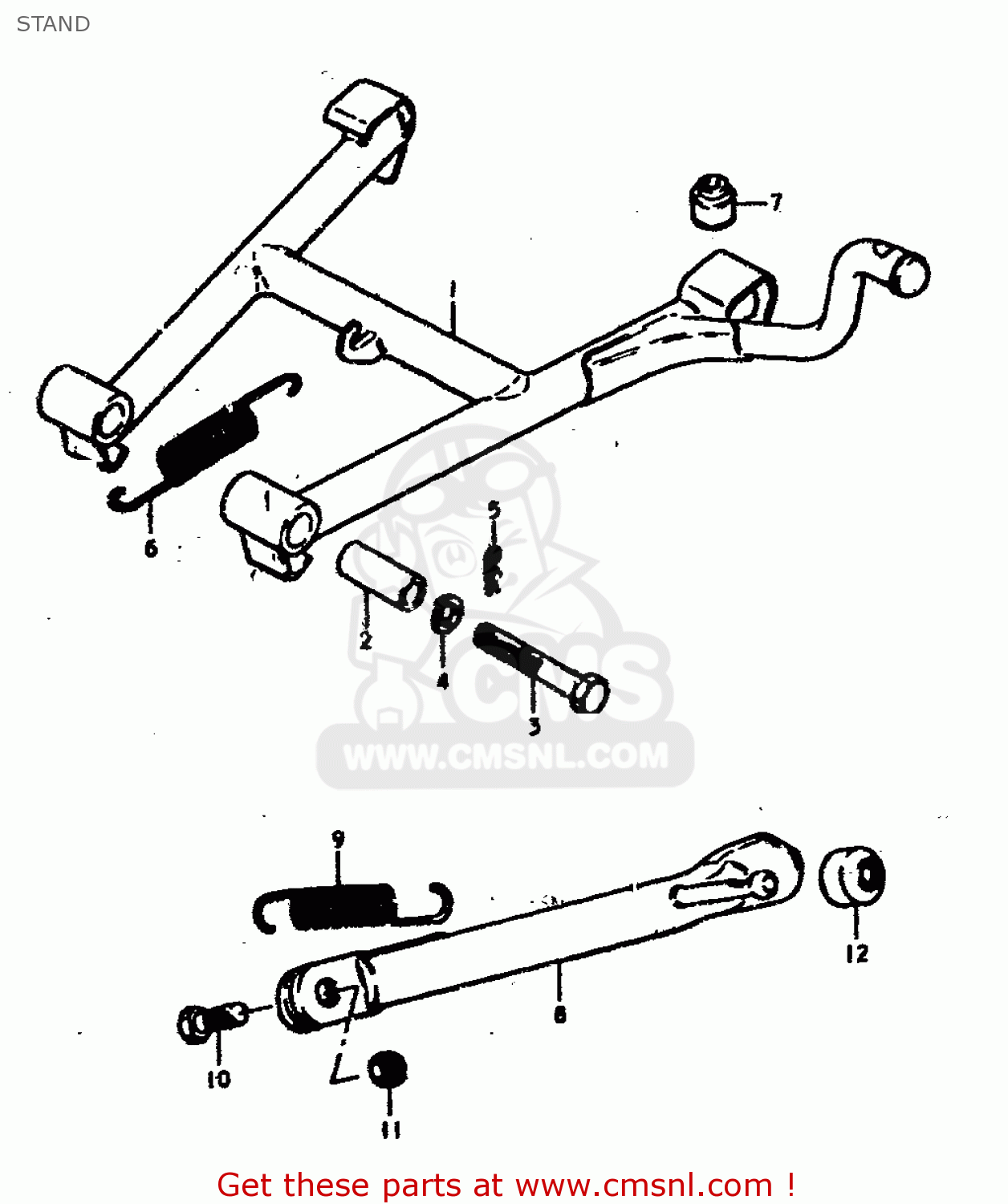 STAND GS400 1978 (C) (E01 E02 E04 E17 E18 E21 E22 E24 E25 E30 E34 E39)