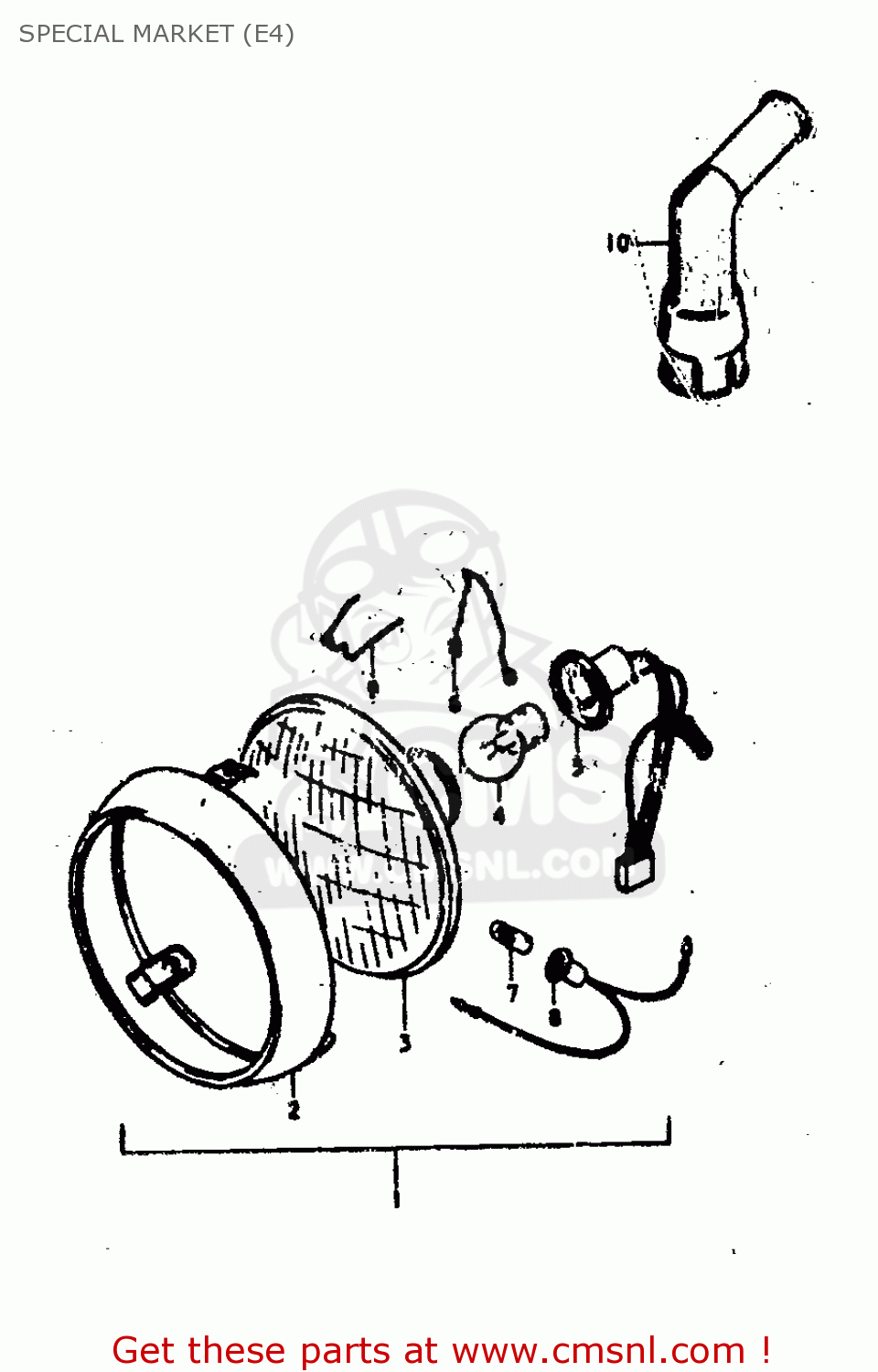 SPECIAL MARKET (E4) GS400 1978 (C) (E01 E02 E04 E17 E18 E21 E22 E24 E25 E30 E34 E39)