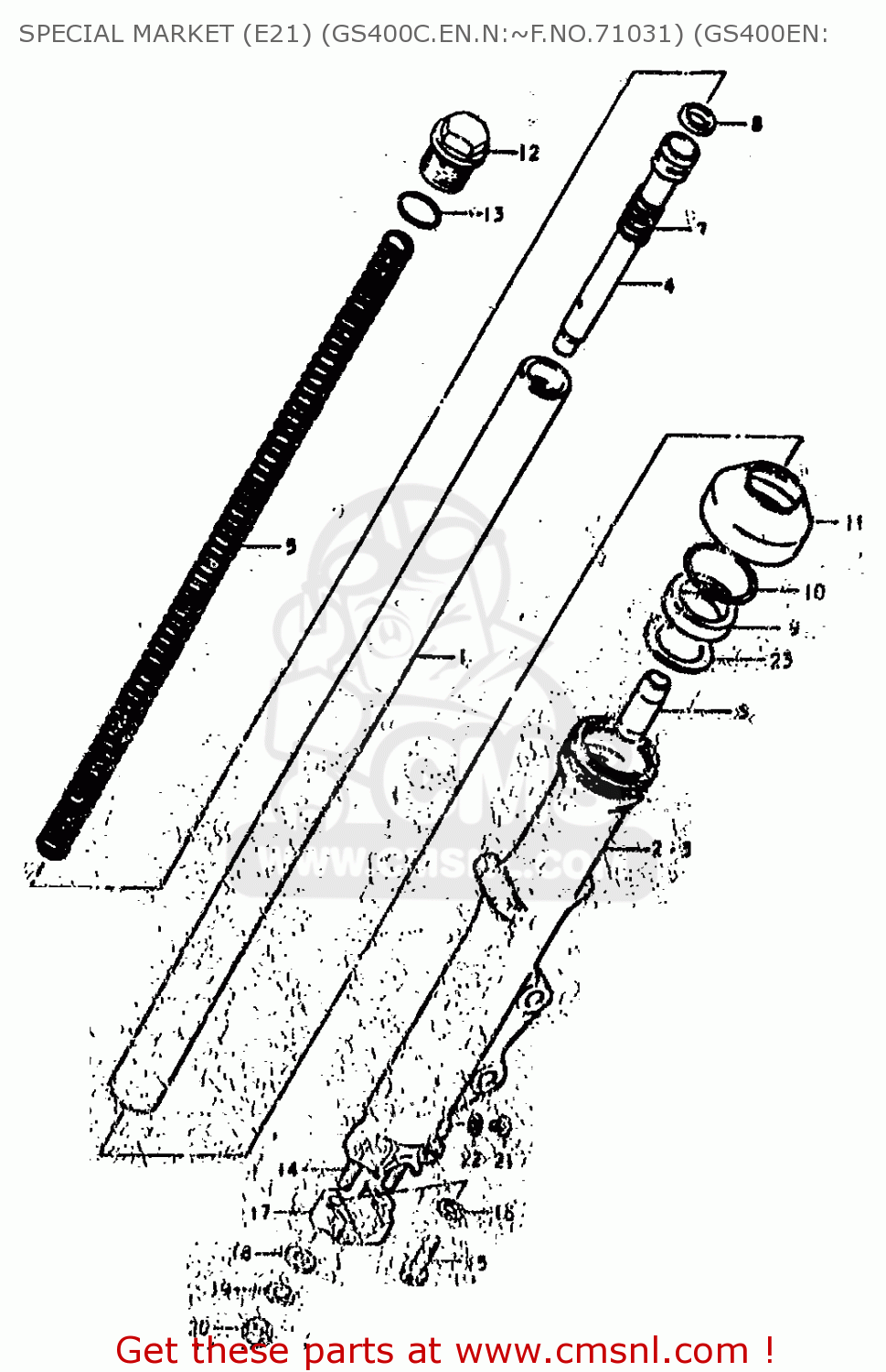 SPECIAL MARKET (E21) (GS400C.EN.N:~F.NO.71031) (GS400EN: GS400 1978 (C) (E01 E02 E04 E17 E18 E21 E22 E24 E25 E30 E34 E39)