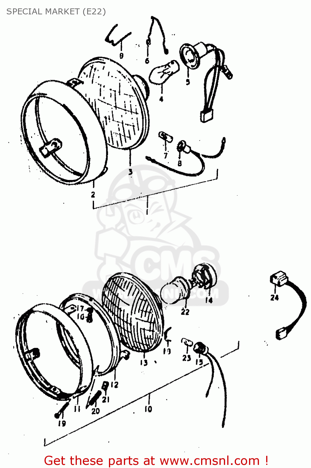 SPECIAL MARKET (E22) GS400 1978 (C) (E01 E02 E04 E17 E18 E21 E22 E24 E25 E30 E34 E39)
