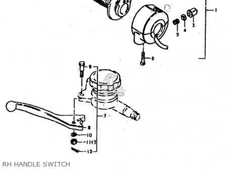 RH HANDLE SWITCH - GS400 1978 (C) (E01 E02 E04 E17 E18 E21 E22 E24 E25 E30 E34 E39)