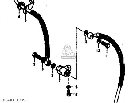 BRAKE HOSE - GS400 1978 (C) (E01 E02 E04 E17 E18 E21 E22 E24 E25 E30 E34 E39)