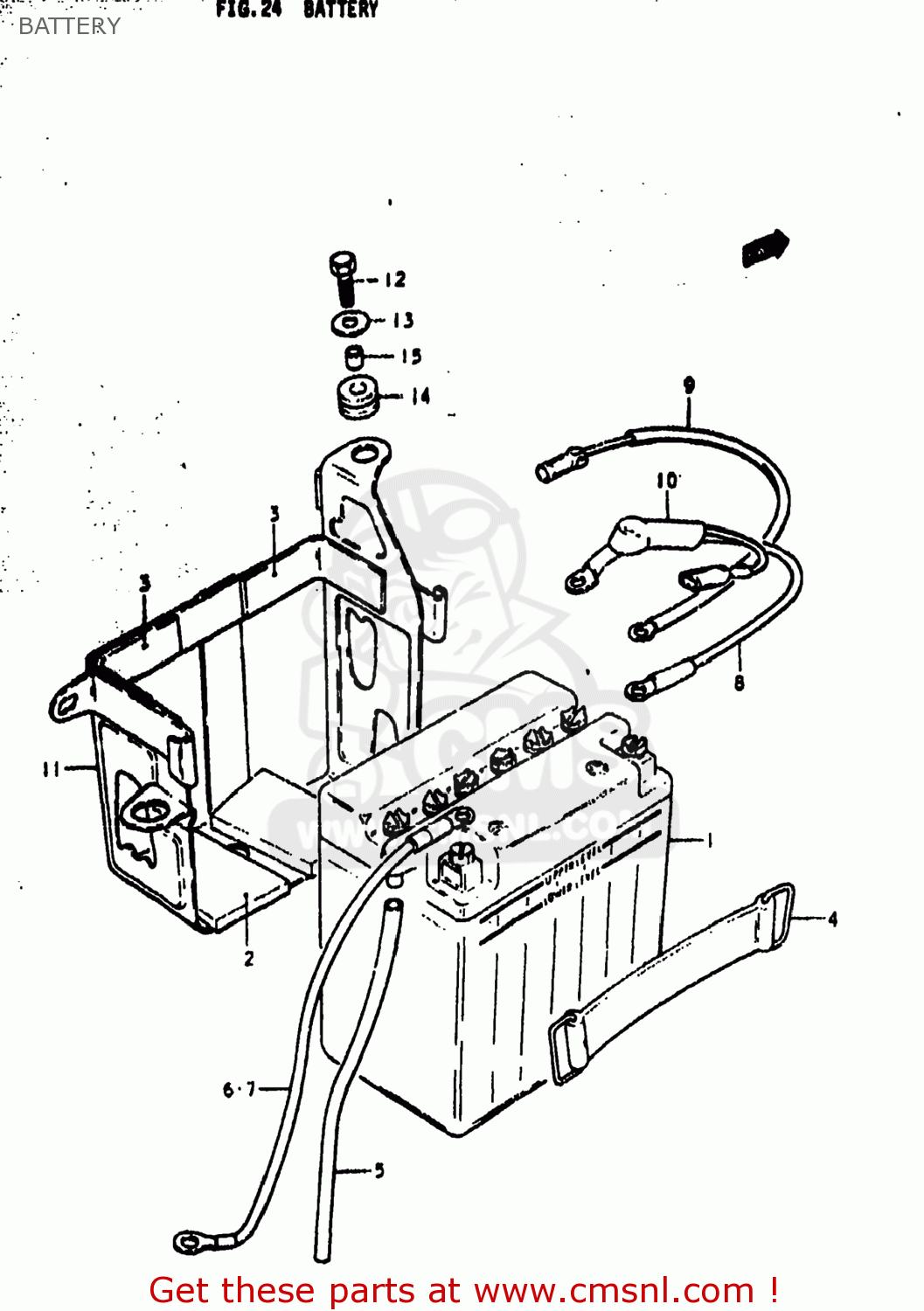 BATTERY GS400 1978 (C) USA (E03)