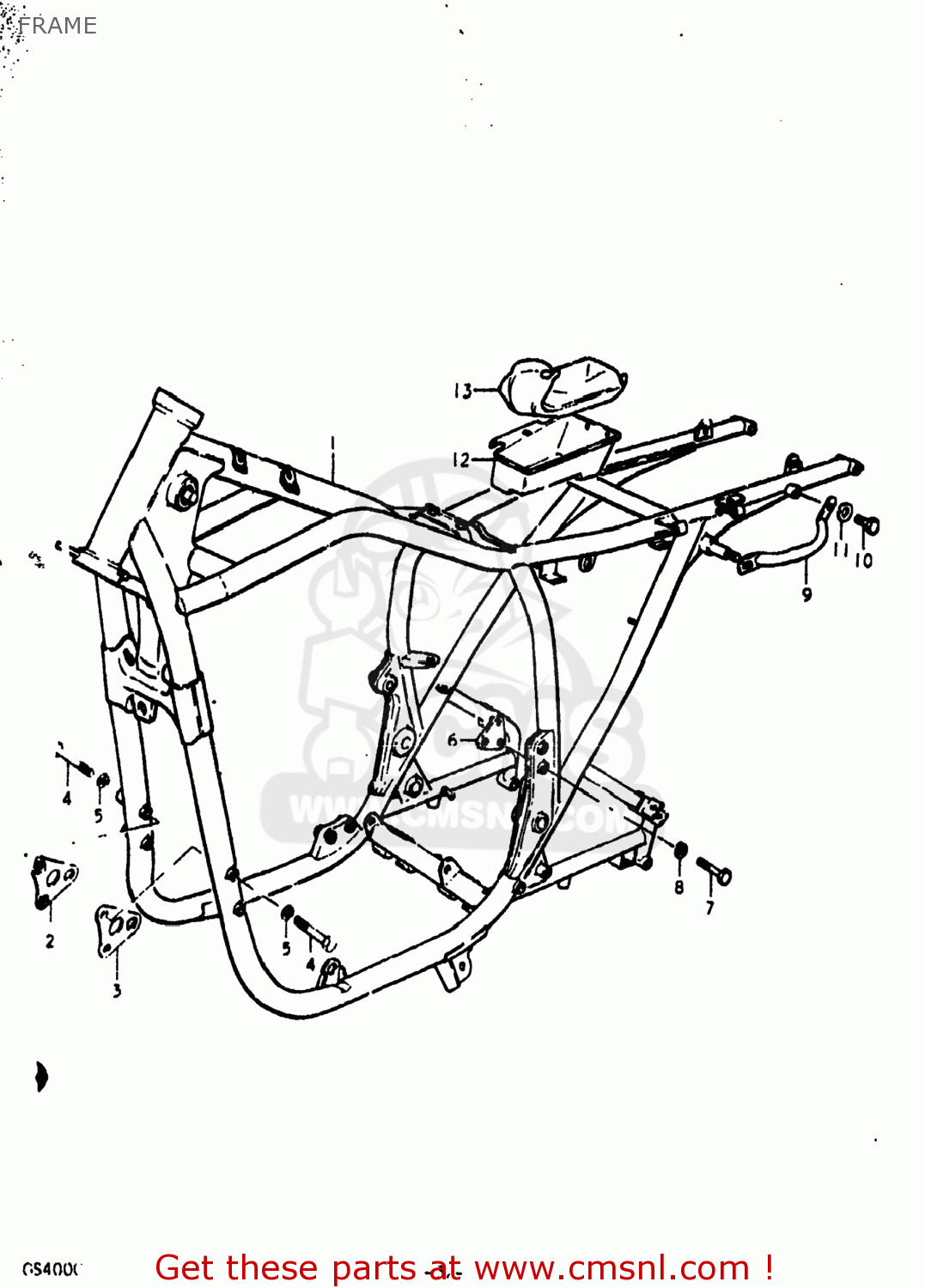 FRAME GS400 1978 (C) USA (E03)