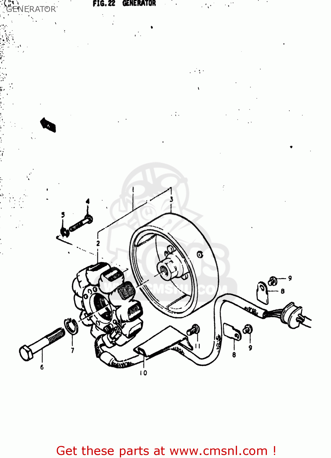 GENERATOR GS400 1978 (C) USA (E03)
