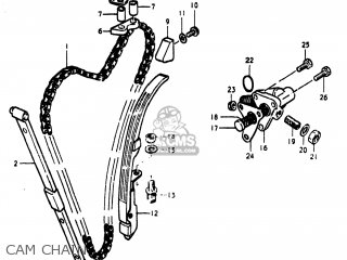 CAM CHAIN - GS400 1978 (C) USA (E03)