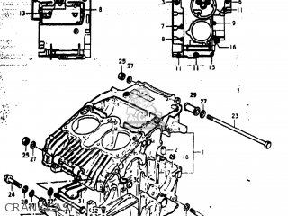 CRANKCASE - GS400 1978 (C) USA (E03)