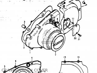 CRANKCASE LH COVER - GS400 1978 (C) USA (E03)