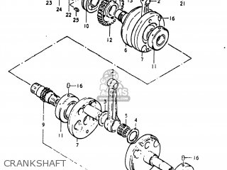 CRANKSHAFT - GS400 1978 (C) USA (E03)