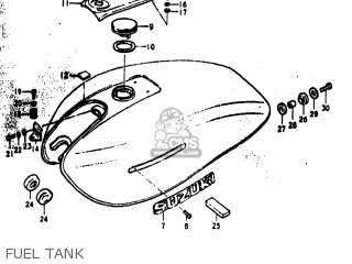 FUEL TANK - GS400 1978 (C) USA (E03)