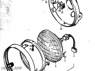 HEADLAMP - GS400 1978 (C) USA (E03)