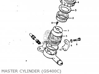 MASTER CYLINDER (GS400C) - GS400 1978 (C) USA (E03)