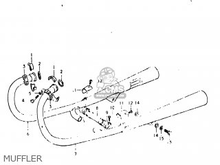 MUFFLER - GS400 1978 (C) USA (E03)