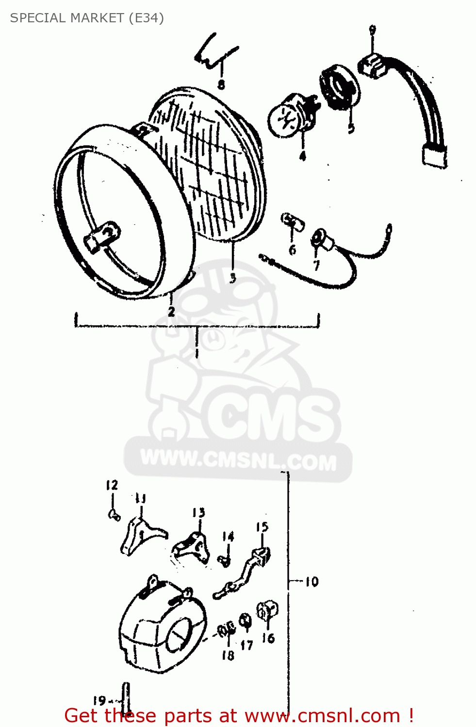 SPECIAL MARKET (E34) GS400 1979 (N) (E01 E02 E04 E17 E18 E21 E22 E24 E25 E30 E34 E39)