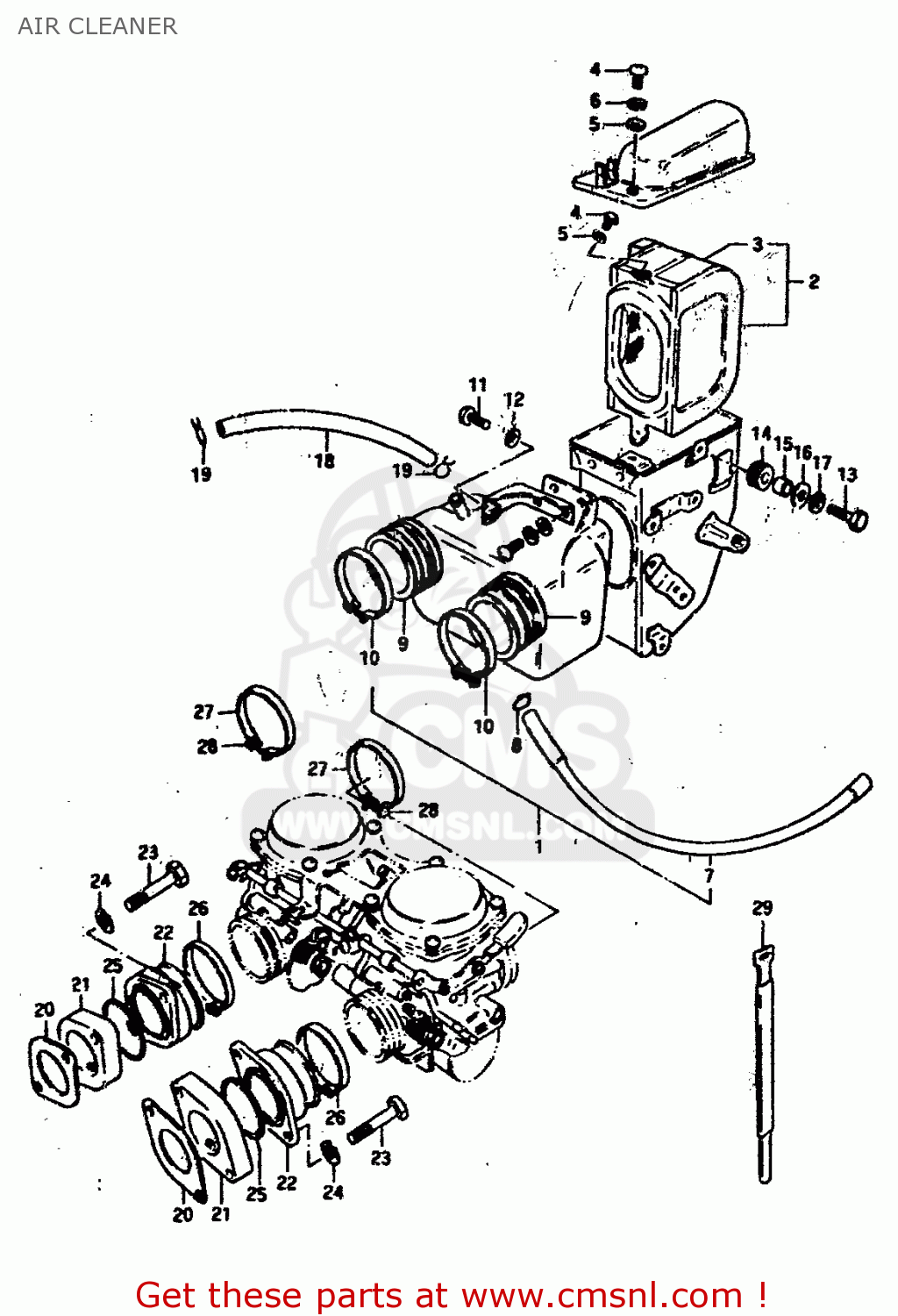 AIR CLEANER GS400 1979 (N) (E01 E02 E04 E17 E18 E21 E22 E24 E25 E30 E34 E39)