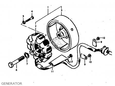 GENERATOR - GS400 1979 (N) (E01 E02 E04 E17 E18 E21 E22 E24 E25 E30 E34 E39)