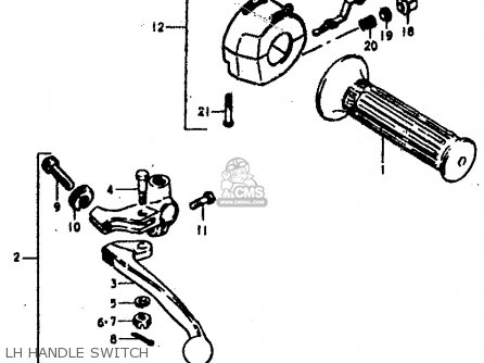 LH HANDLE SWITCH - GS400 1979 (N) (E01 E02 E04 E17 E18 E21 E22 E24 E25 E30 E34 E39)