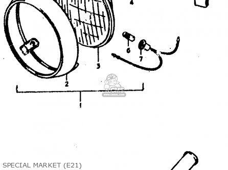 SPECIAL MARKET (E21) - GS400 1979 (N) (E01 E02 E04 E17 E18 E21 E22 E24 E25 E30 E34 E39)