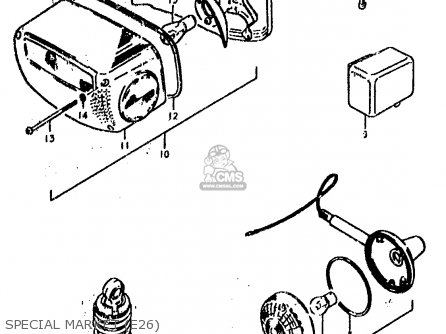 SPECIAL MARKET (E26) - GS400 1979 (N) (E01 E02 E04 E17 E18 E21 E22 E24 E25 E30 E34 E39)