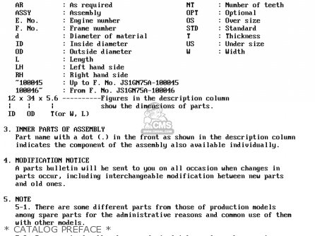 * CATALOG PREFACE * - GS400 1979 (N) (E01 E02 E04 E17 E18 E21 E22 E24 E25 E30 E34 E39)
