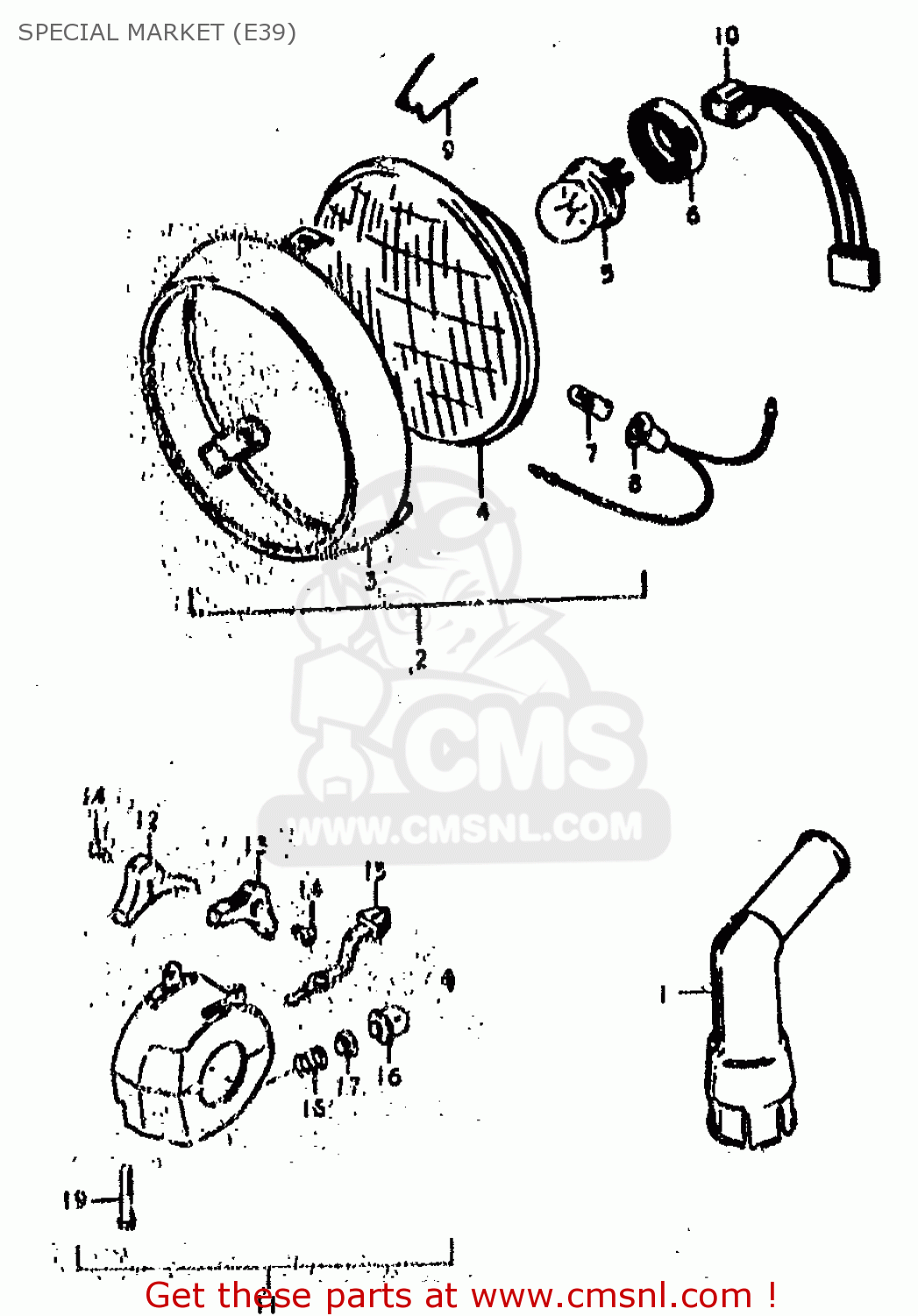  SPECIAL MARKET (E39) GS400E 1978 (C) (E01 E02 E04 E17 E18 E21 E22 E24 E25 E30 E34 E39