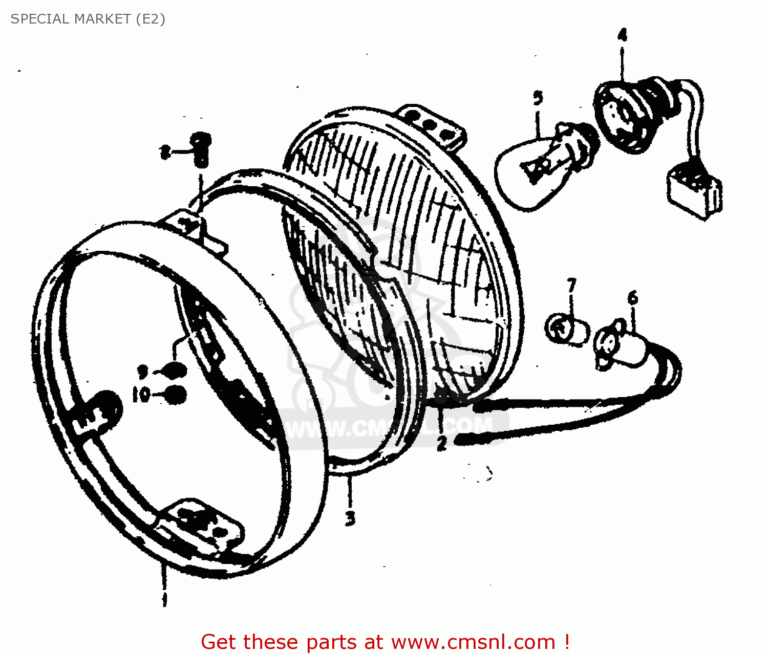 SPECIAL MARKET (E2) GS400E 1978 (C) (E01 E02 E04 E17 E18 E21 E22 E24 E25 E30 E34 E39