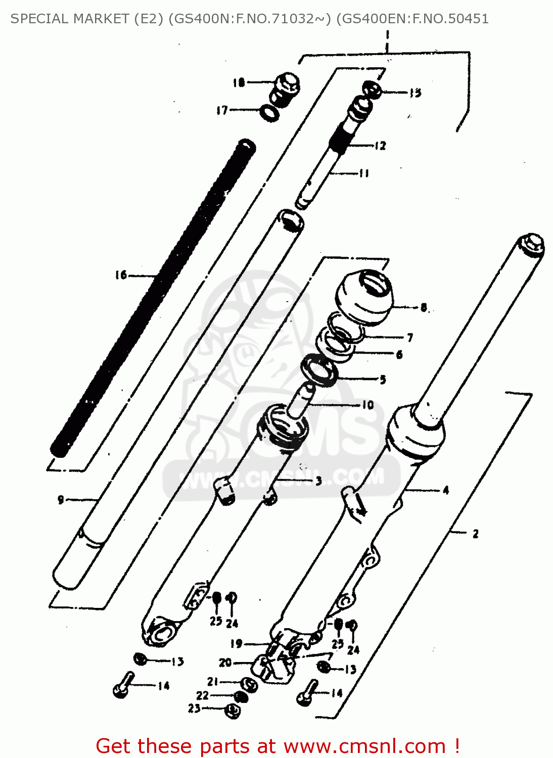 SPECIAL MARKET (E2) (GS400N:F.NO.71032~) (GS400EN:F.NO.50451 GS400E 1978 (C) (E01 E02 E04 E17 E18 E21 E22 E24 E25 E30 E34 E39