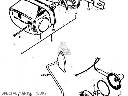 SPECIAL MARKET (E39) - GS400E 1978 (C) (E01 E02 E04 E17 E18 E21 E22 E24 E25 E30 E34 E39