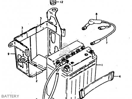 BATTERY - GS400E 1978 (C) (E01 E02 E04 E17 E18 E21 E22 E24 E25 E30 E34 E39